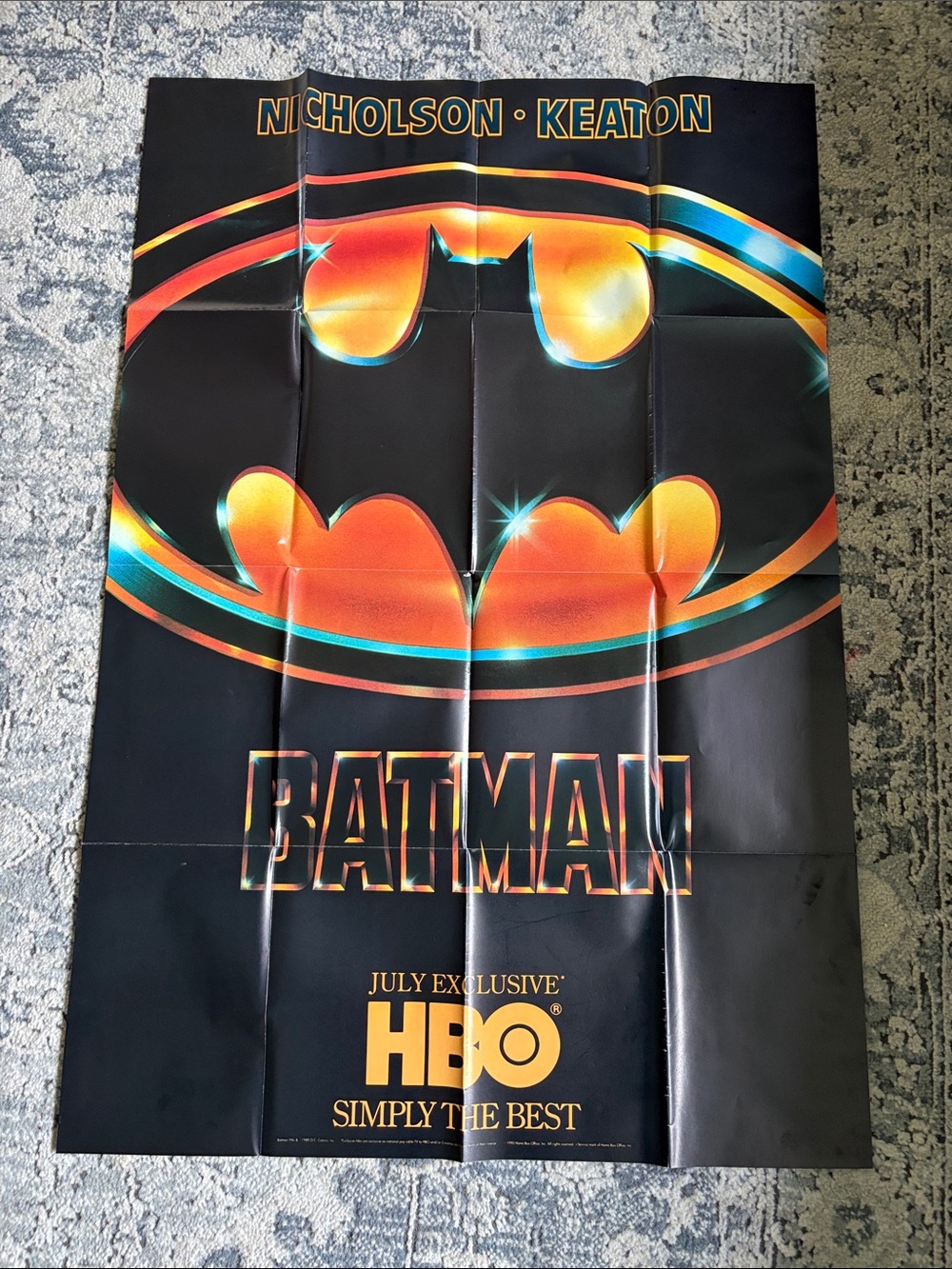 Batman 1989 movie HBO Promotional Poster - Nicholas Keaton